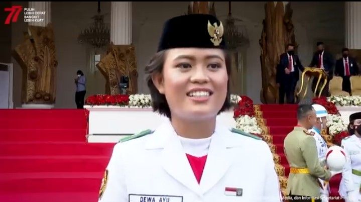 Profil dan Biodata I Dewa Ayu Firsty Meita Dewanggi, Anggota Paskibra Nasional 2022 Asal Kudus, Jawa Tengah yang bertugas Sebagai Pembawa Baki