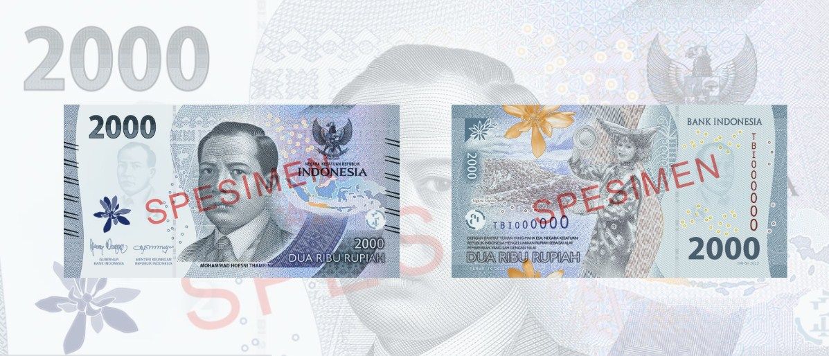 Uang kertas Rp2.000 yang baru