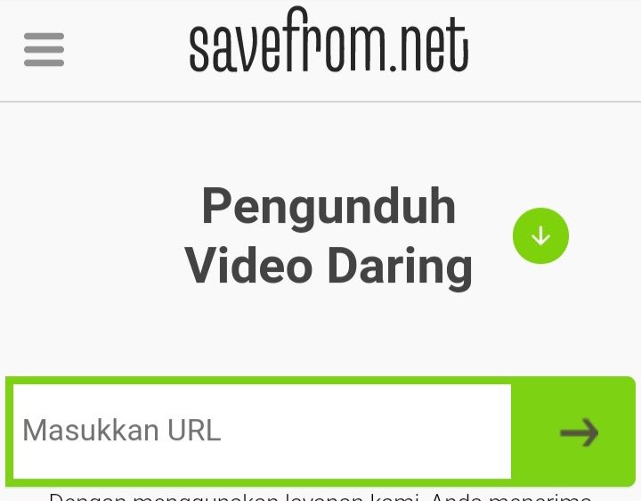 Download Video CapCut Tanpa Watermark Pakai Savefrom.net.