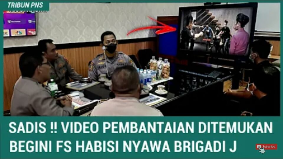 Thumbnail video mengklaim saat Ferdy Sambo Habisi nyawa Brigadir J/Foto: YouTube Tribun Pns