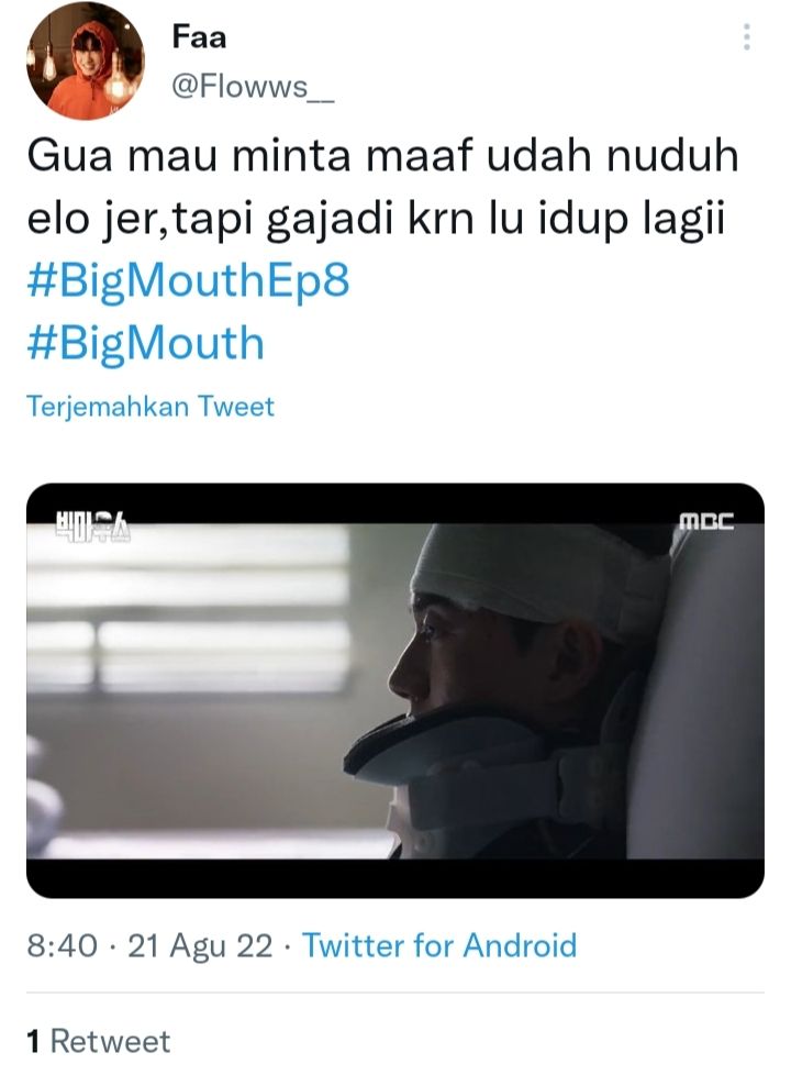Cuplikan episode 9 Big Mouth 