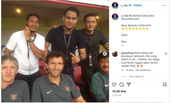 CEO Bandung Premier League, Doni Setiabudi mengungkapkan harapannya pada pelatih baru Persib, Luis Milla.*