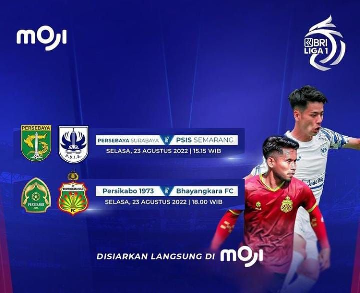 Link Nonton Dan Jadwal BRI Liga 1 2022/23 Pekan 6 Mulai 23-24 Agustus ...