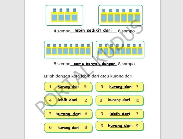 Kunci Jawaban Buku Tematik Tema 1 Kelas 1 SD Halaman 90 91 Subtema 3 ...