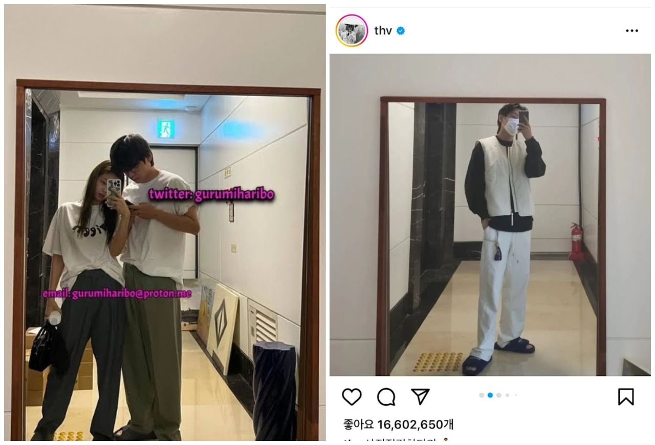 Beredar foto Jennie BLACKPINK dan V BTS yang diduga berada di apartemen  milik V BTS