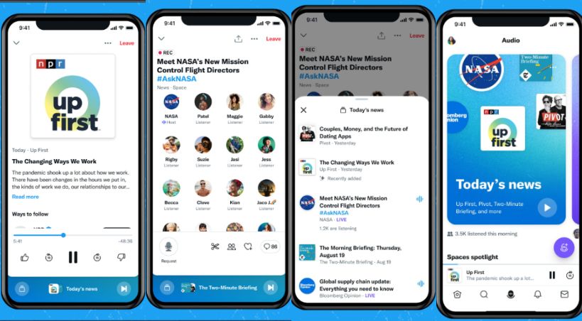 Twitter Rilis Fitur Podcast Pada Tab Spaces, Begini Tampilannya