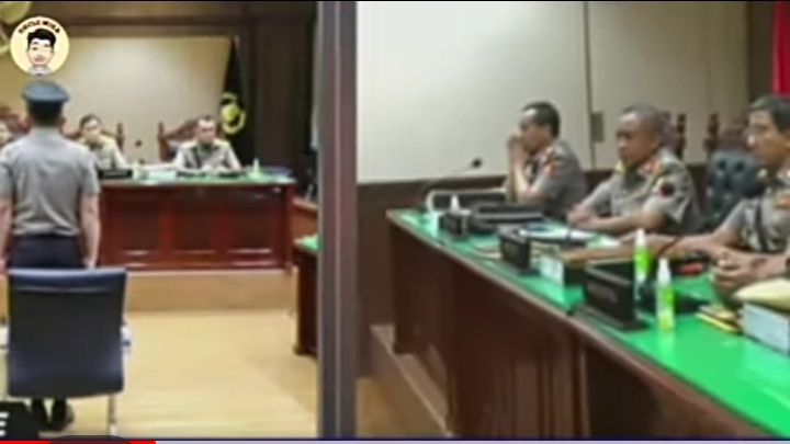 Sidang kode etik Profesi Polri.