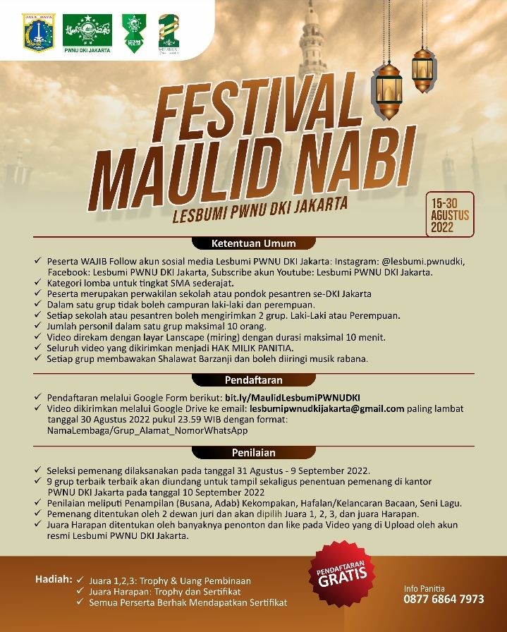Festival Maulid Lesbumi PWNU DKI Jakarta 