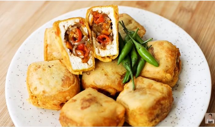 Resep Tahu Isi Sayuran Pedas, Enak dan Nagih!