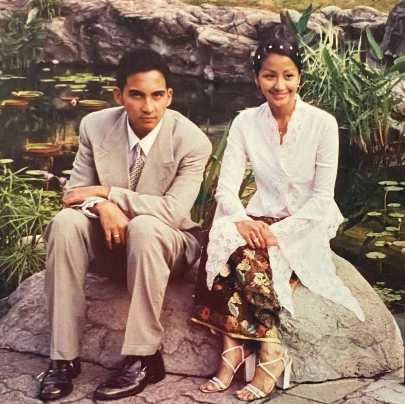 Pernikahan Amara dan Frans Mohede 'Lingua' di Hongkong tahun 1999