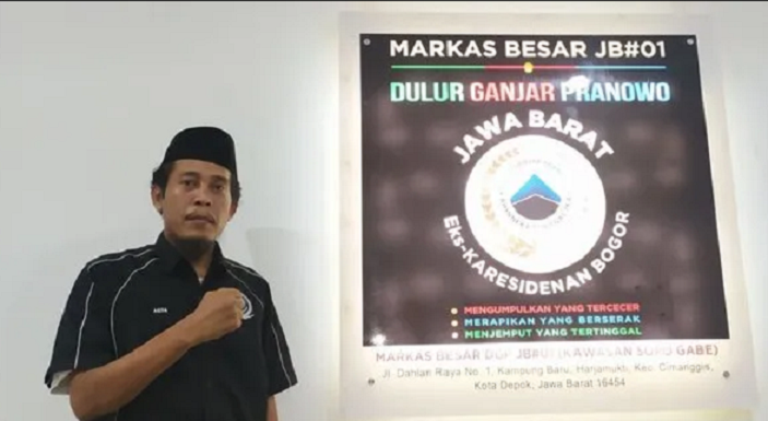 Ketua Umum Dulur Ganjar Pranowo (DGP) Raden Zieo Suroto.