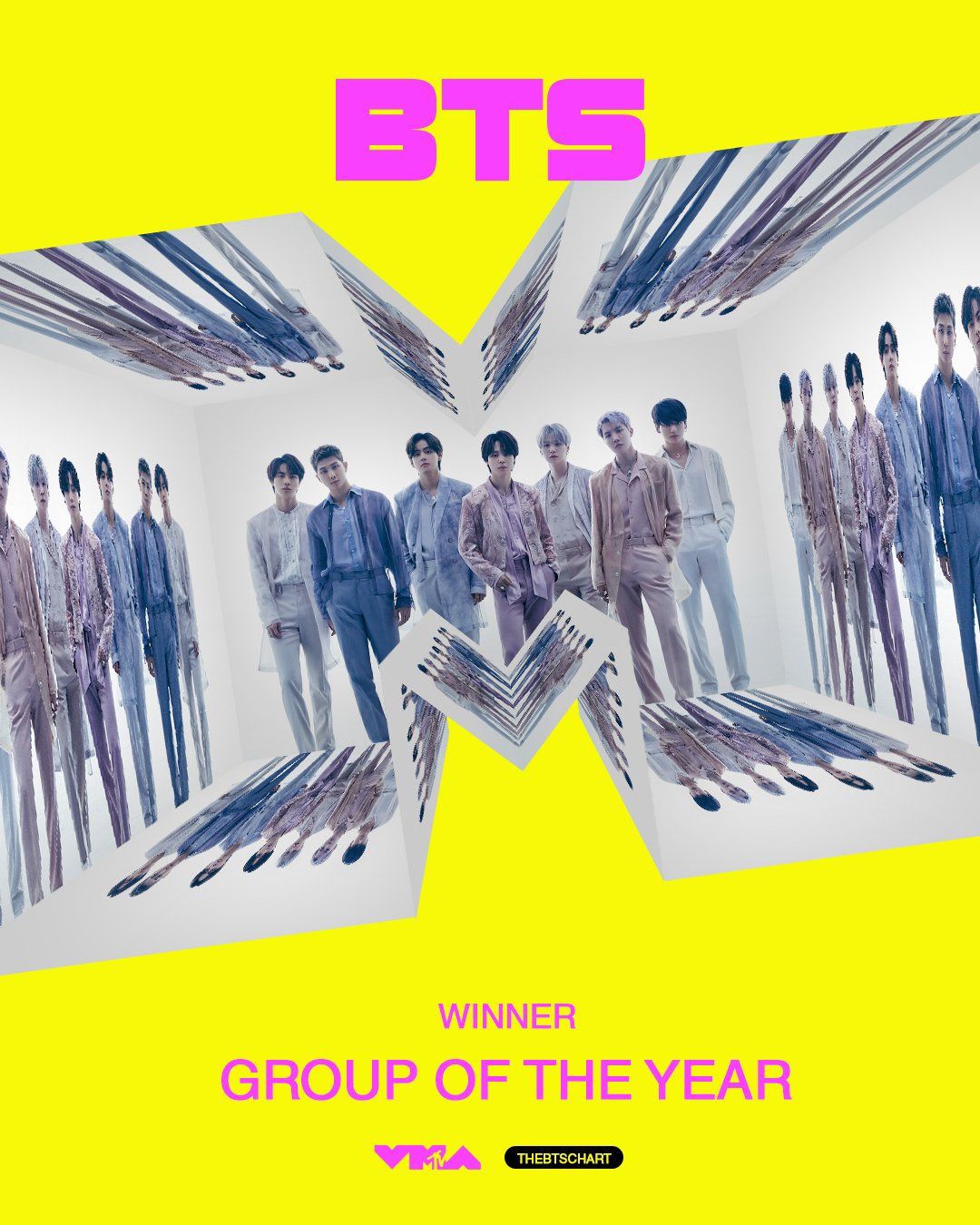 BTS Boyong 'Group of the Year' di MTV Video Music Awards 2022, Pecahkan Rekor Menang 4 Kali Berturut-turut