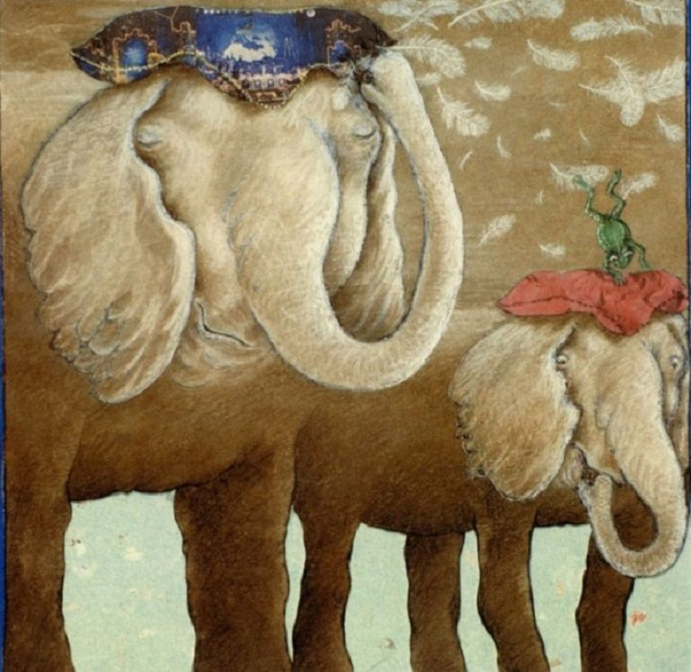 Jawaban tes IQ dalam menemukan gajah antara gambar angsa. Educadores Live