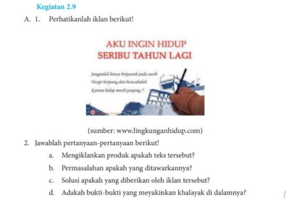  Bahasa Indonesia kelas 8 halaman 54 b