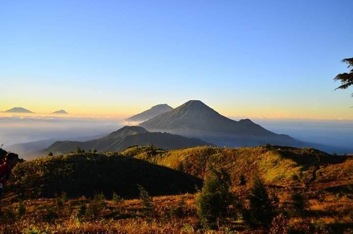 Mengintip Milky Way Di Langit Gunung Prau Yang Eksotis, Jangan Mendaki ...