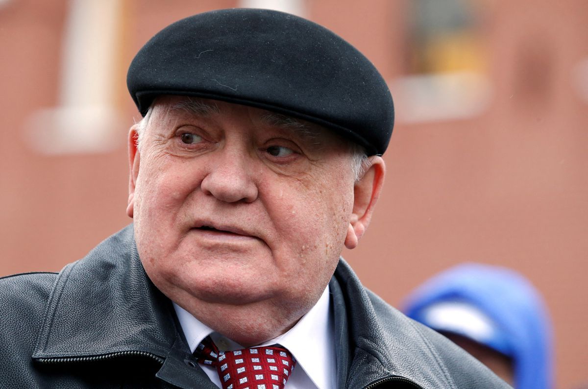 Mikhail Gorbachev, Presiden Uni Soviet terakhir pada tahun 2017 saat parade peringatan Perang Dunia II di Rusia.