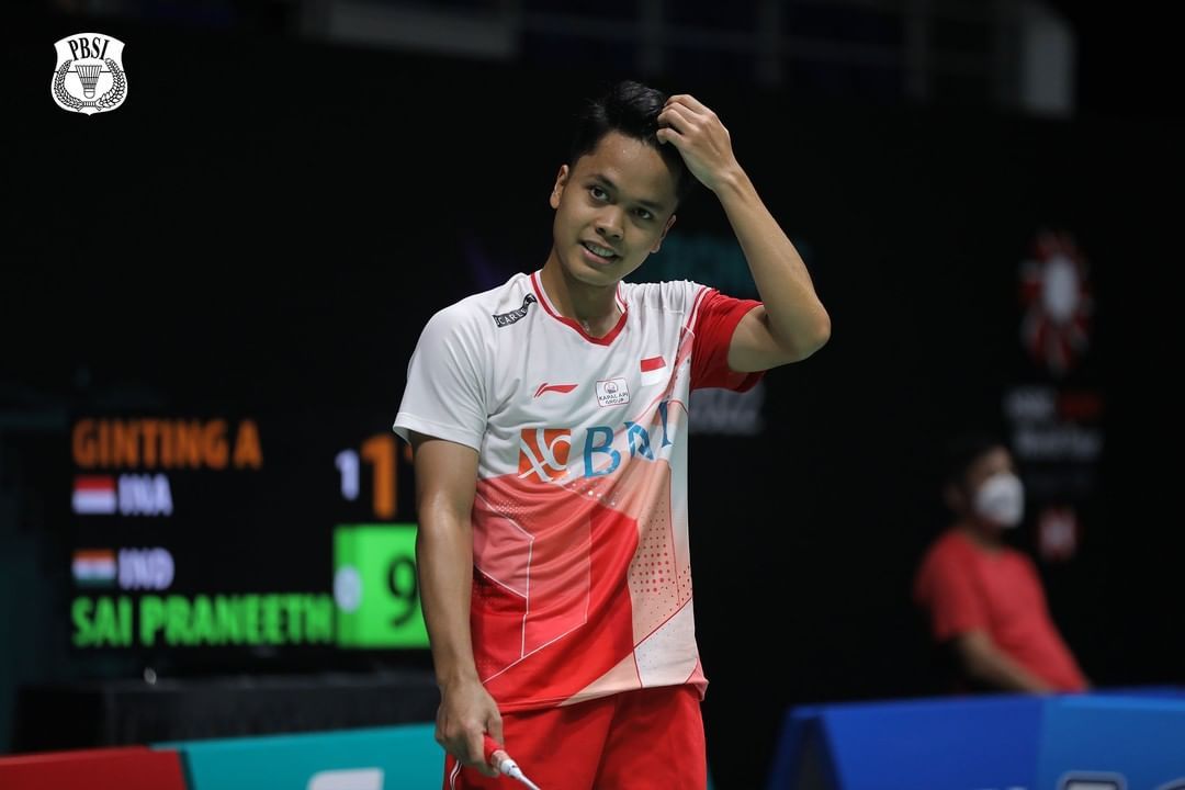 All England Open 2022 Anthony Ginting tampil