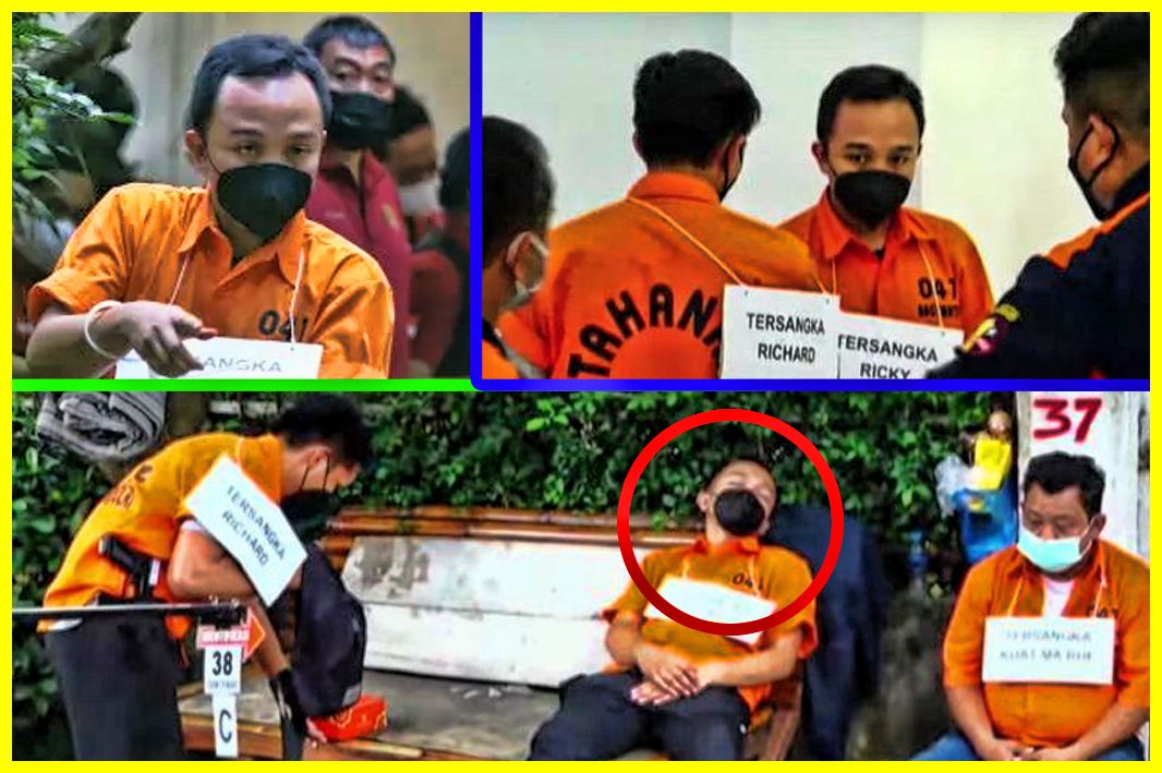 Bripka Ricky Rizal Tersangka Paling Santai di Rekonstruksi Kasus Brigadir J, Tertawa dan Makan Bareng Penyidik