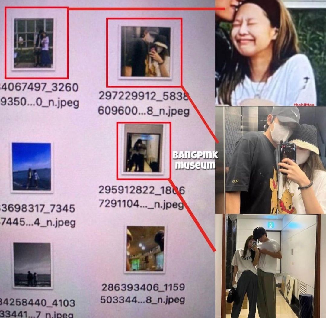 Foto yang diduga V BTS dan Jennie BLACKPINK kembali beredar di internet./KBIZoom