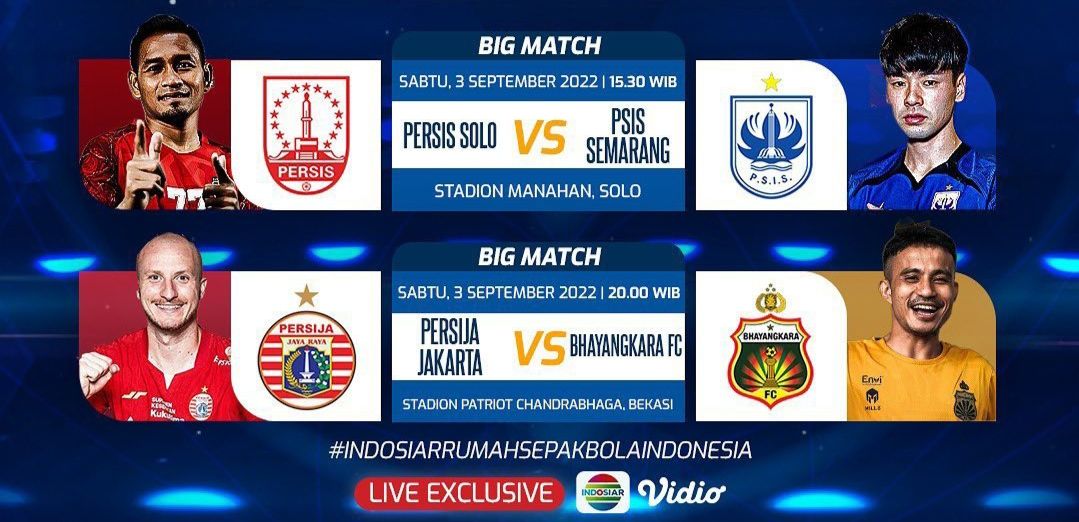 Jadwal Acara TV Indosiar 3 September 2022, Saksikan Siara Langsung ...