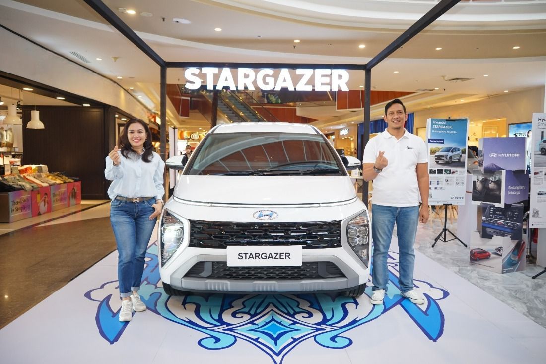 Hyundai STARGAZER yang resmi dikenalkan di pagelaran GIIAS pada 11 Agustus 2022.