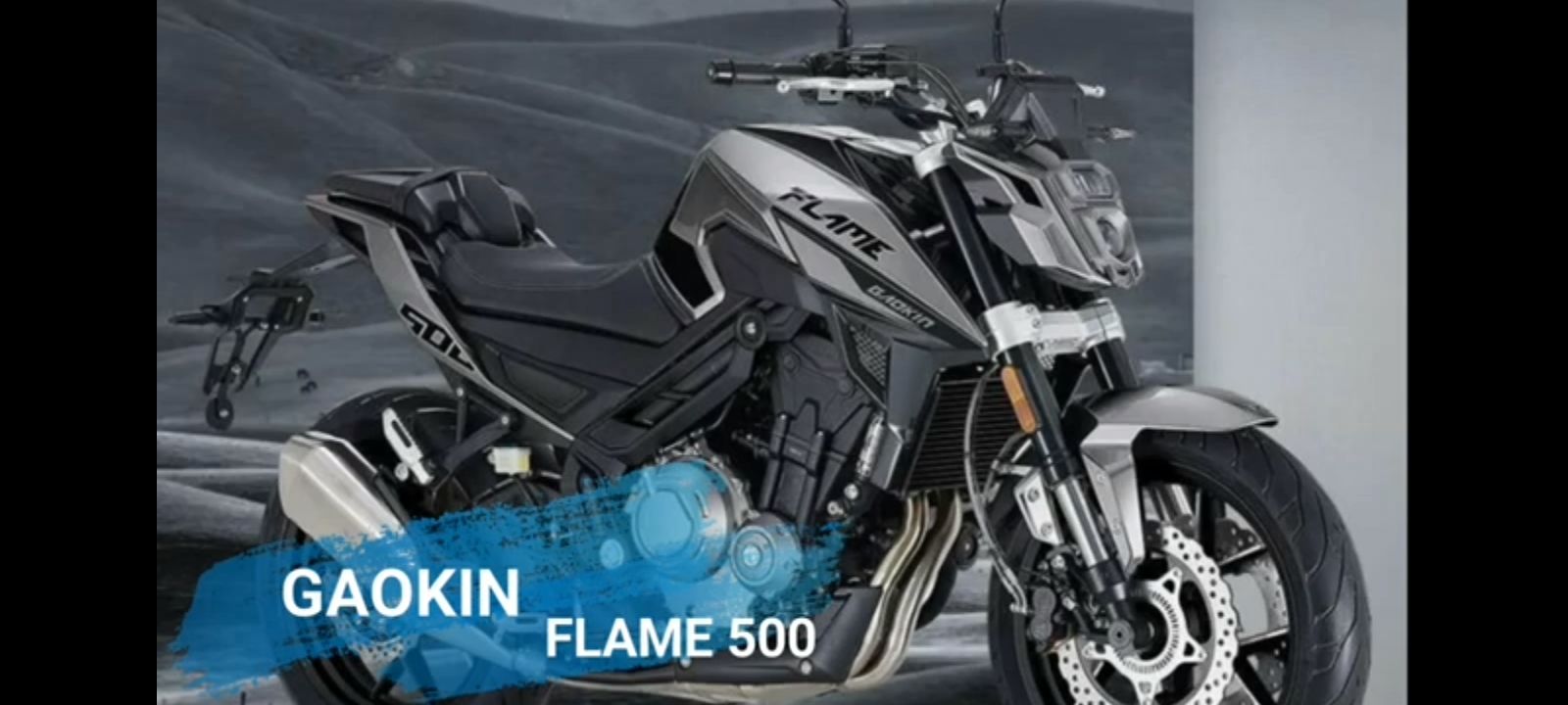Gaokin Flame 500 motor kloningan dari Suzuki GSX S1000