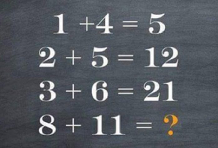 Tes IQ: Buktikan Anda jenius jika berhasil menjawab dengan tepat teka-teki soal matematika berikut ini.*