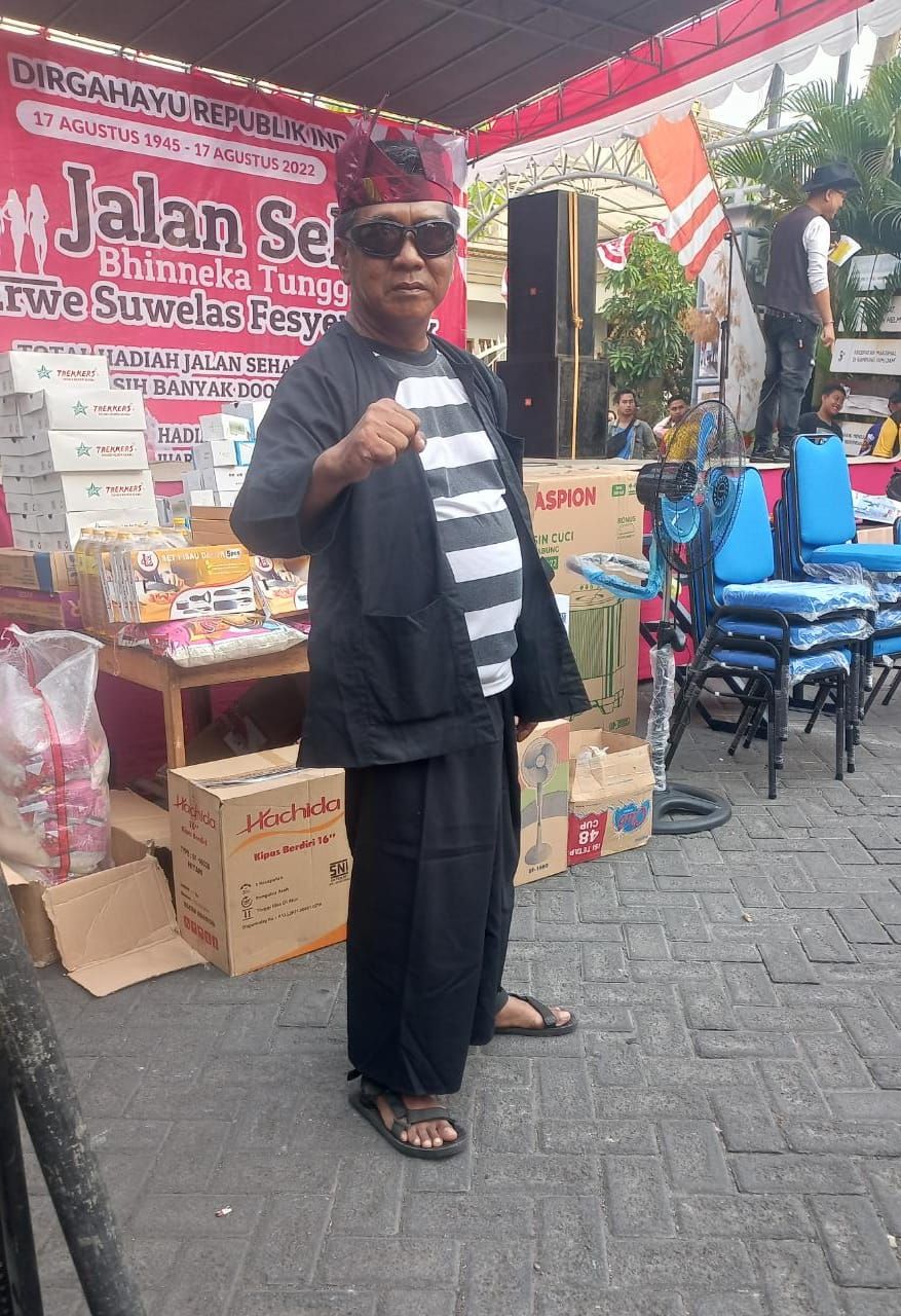 Salah satu tokoh masyarakat Pondok Benowo Indah yang juga sebagai pelopor  Pancasila di wilayah Kelurahan Babat Jerawat, Kota Surabaya