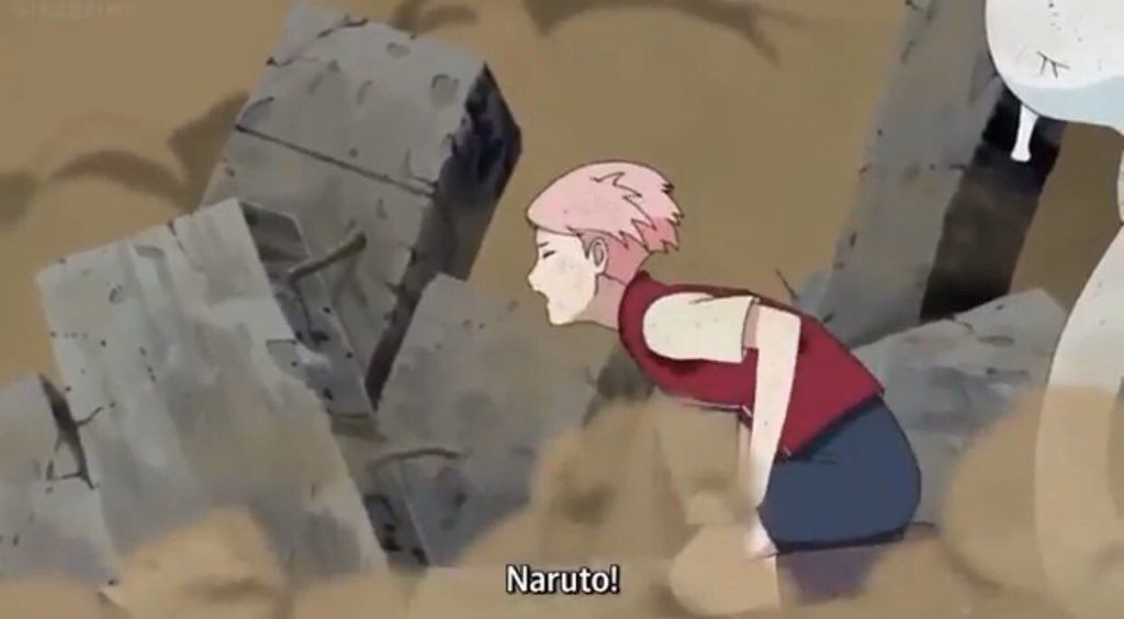 Sakura saat memanggil Naruto