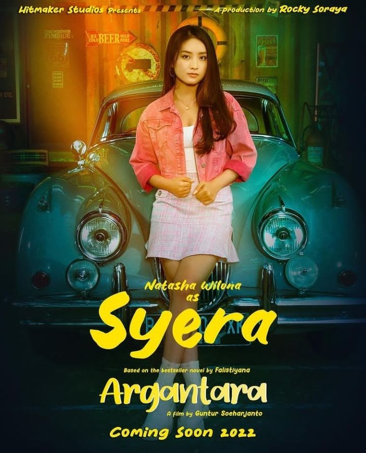 Poster karakter Natasha Wilona di film Argantara sebagai Syera.