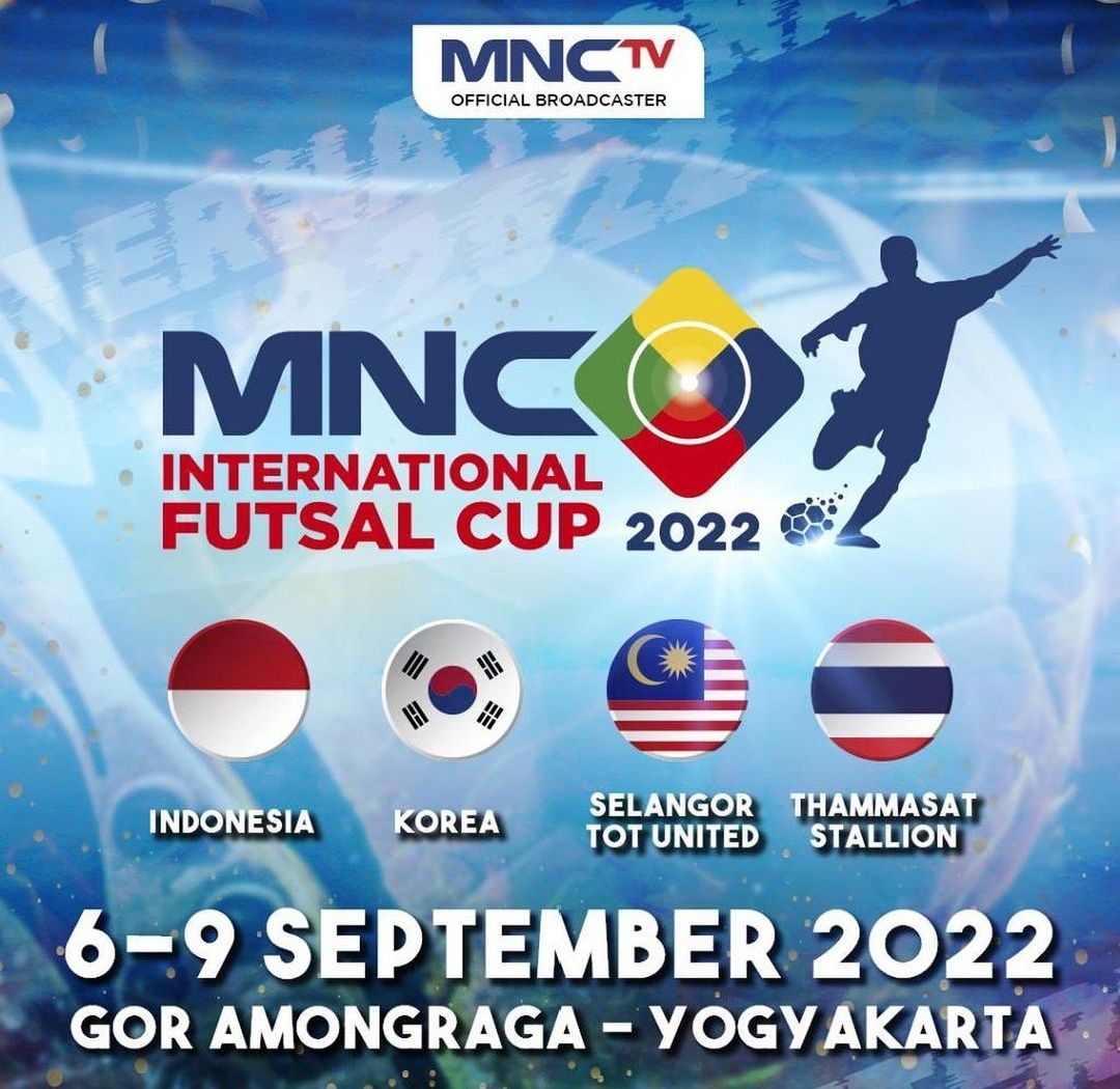 Jadwal Acara MNCTV Hari Selasa 6 September 2022, Live MNC International Futsal Cup 2022 : IDN vs KOR.