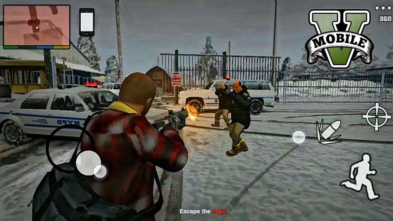 Ilustrasi Gameplay GTA 5 di Android menggunakan Steam Link