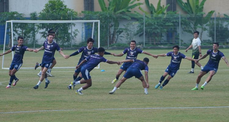 Suasana latihan Persib hari ini Rabu, 7 September 2022.