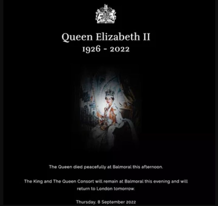 Situs Website Kerajaan Inggris Berubah, Setelah Ratu Elizabeth II Meninggal Dunia