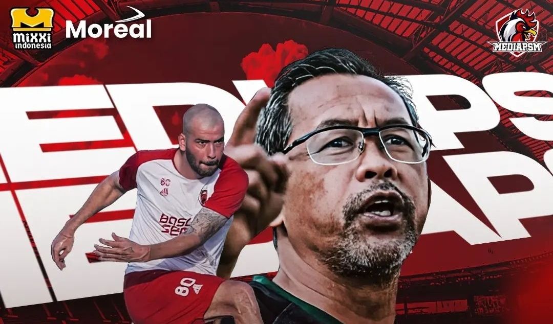 Aji Santoso intip peluang menang dengan absenya Pluim, Pelatih PSM Makassar warning Persebaya Surabaya. 