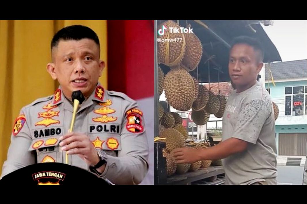 Viral! Penjual Durian Mirip 'Ketua Geng Duren 3' Ferdy Sambo, Netizen Takutkan Keberadaannya