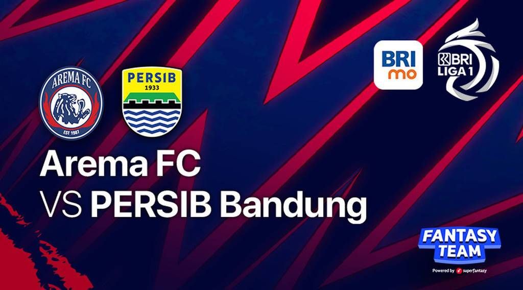 Live streaming Arema FC vs Persib Bandung, siaran langsung sepak bola Liga 1 hari ini, live Indosiar pukul 15.30 WIB.