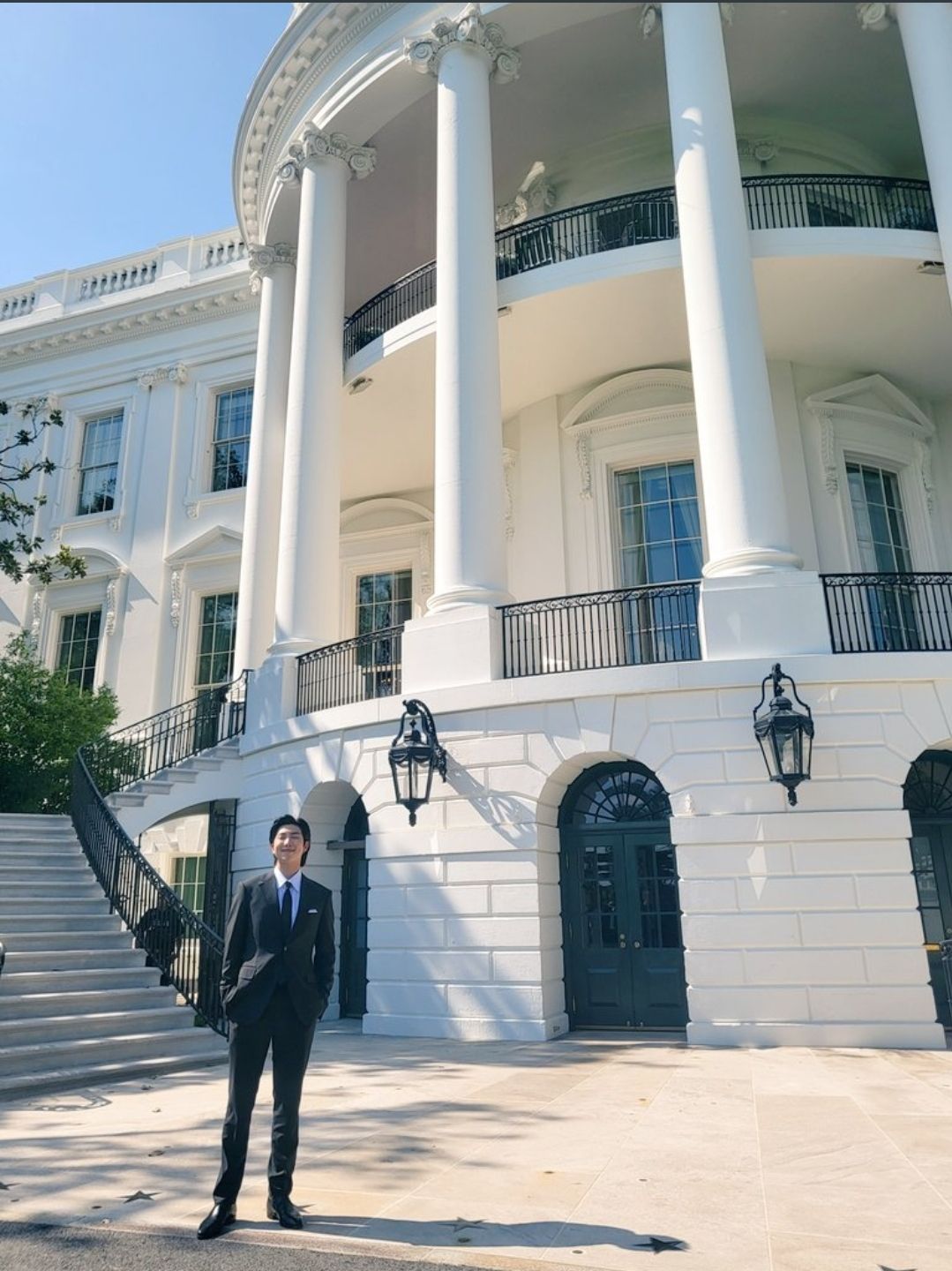 RM BTS di Gedung Putih./Twitter/@bts_twt