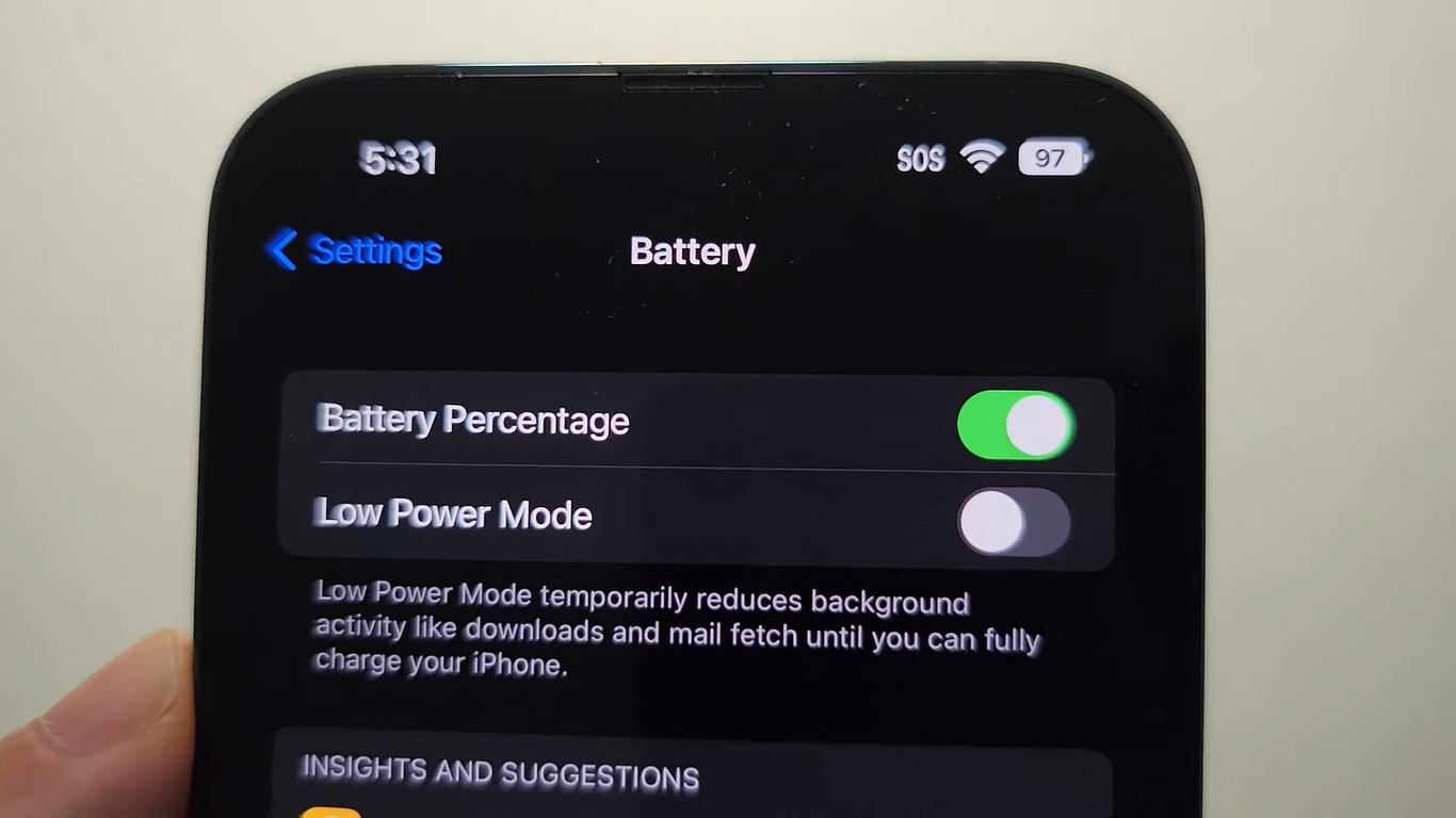 cara menampilkan presentase baterai di iPhone