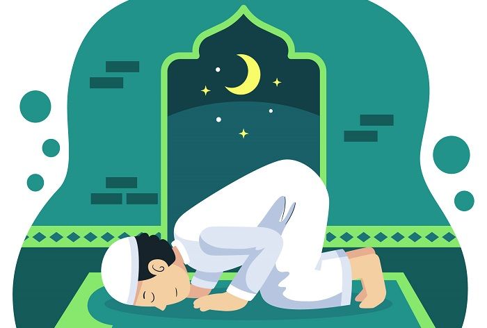 Ilustrasi shalat Tarawih dan Witir