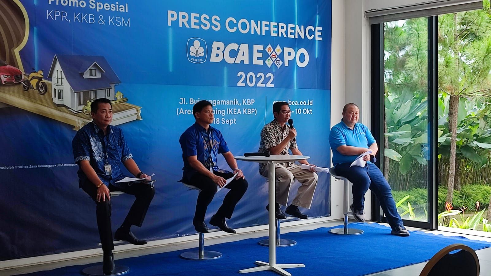 Konferensi pers BCA Expo 2022 Kanwil 1 yang akan berlangsung di Kota Baru Parahyangan