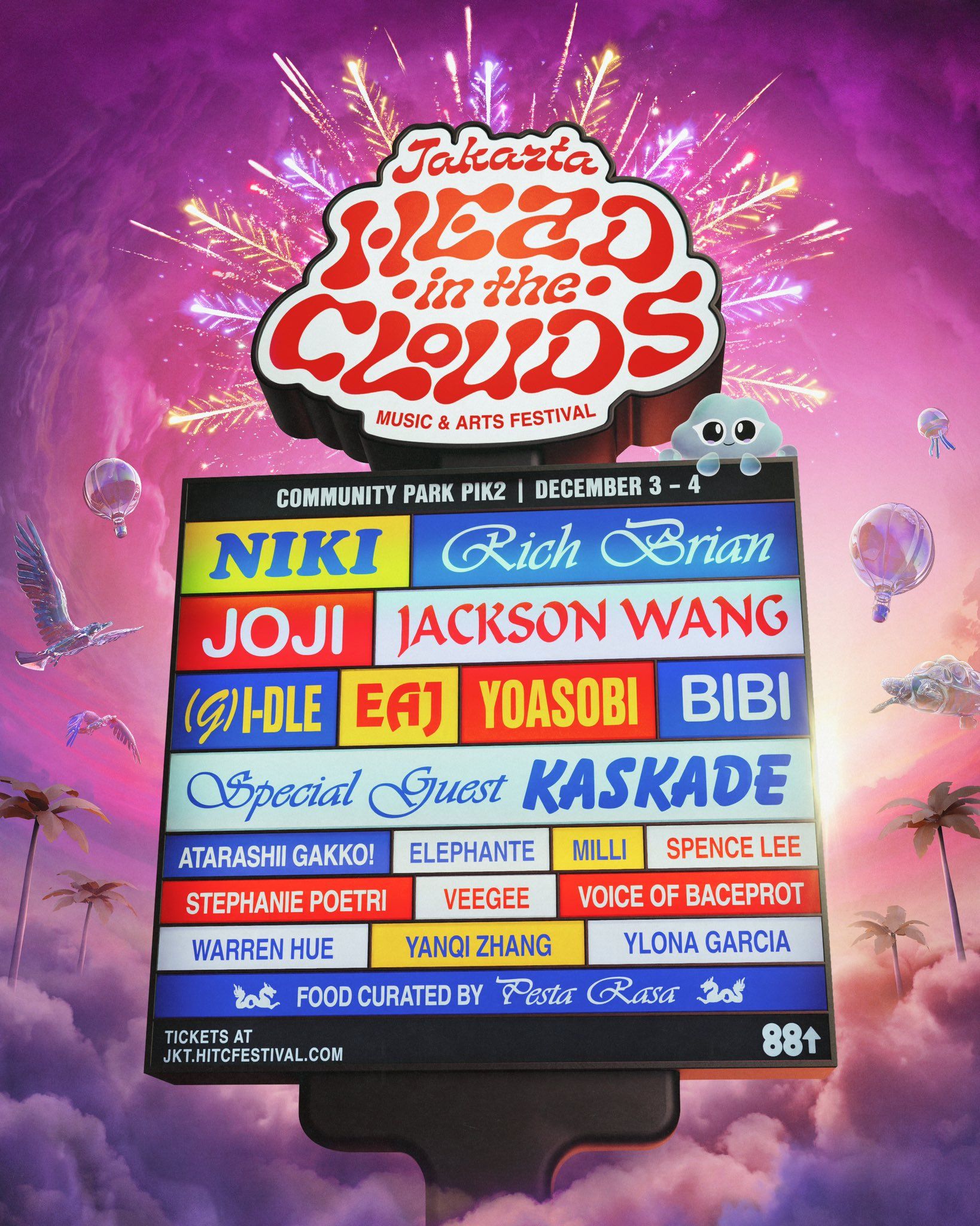 Link Beli Tiket Konser Jakarta Head In The Clouds! Buruan Sebelum