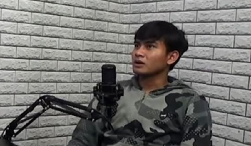 Pemain Persib Bandung yang kini lumpuh.