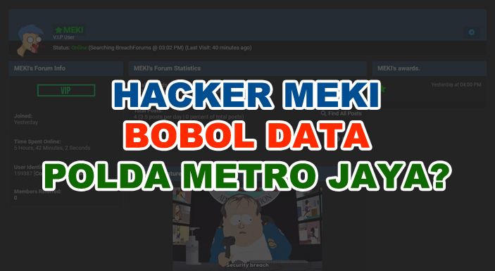 Hacker Meki Bobol Jutaan Data Polda Metro Jaya