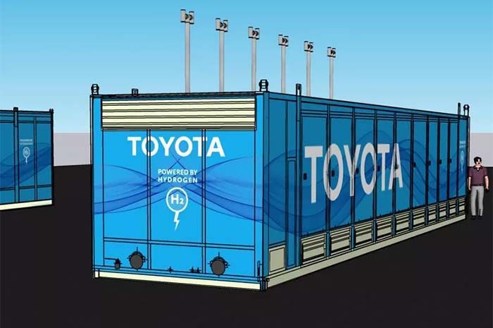 Toyota sedang mengerjakan generator bertenaga hidrogen.