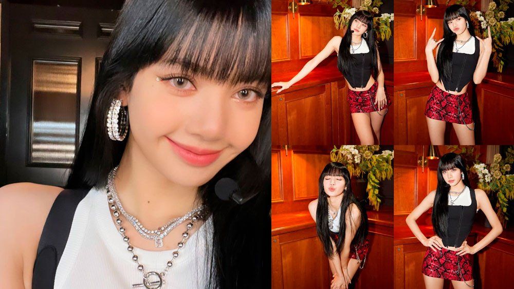 Tampilan foto terbaru Lisa BLACKPINK.*  