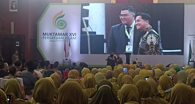 Irfan Hakim hadir di Muktamar Persatuan Islam (Persis) ke-XVI di Soreang, Kabupaten Bandung pada Sabtu, 24 September 2022.