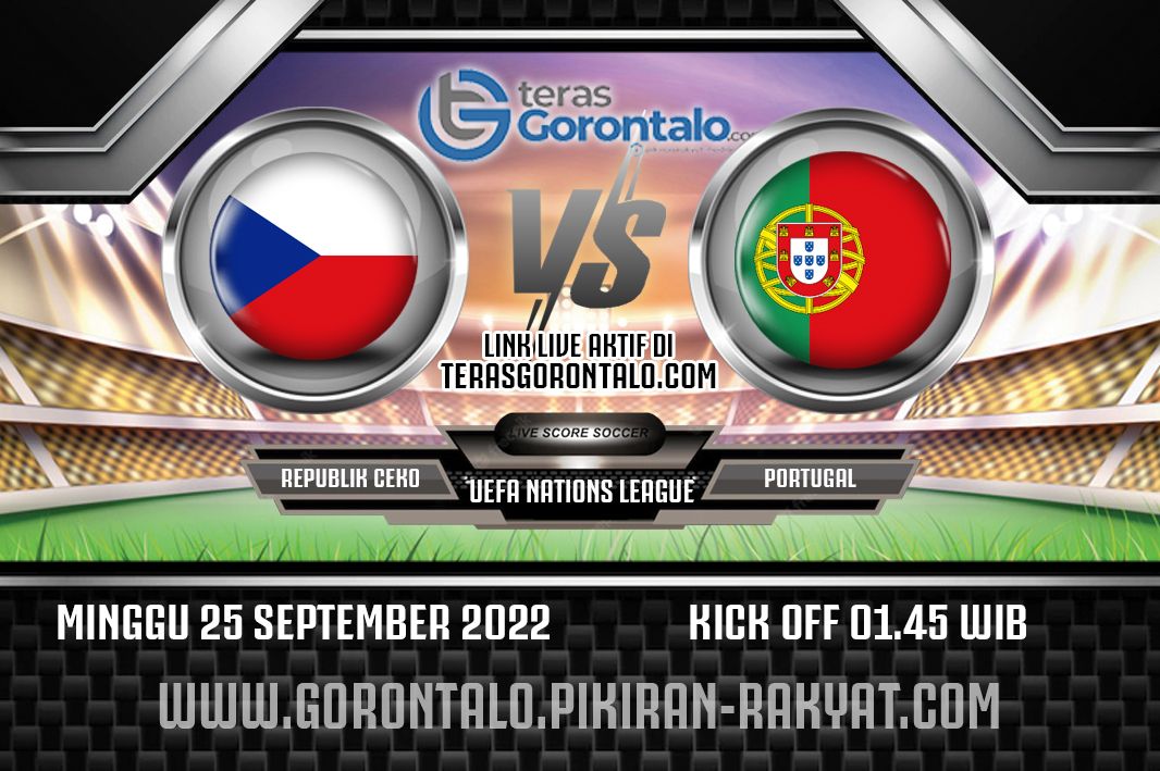 Simak jadwal, prediksi skor, link live streaming dan siaran langsung Republik Ceko vs Portugal di UEFA Nations League 2022, Minggu 25 September 2022.