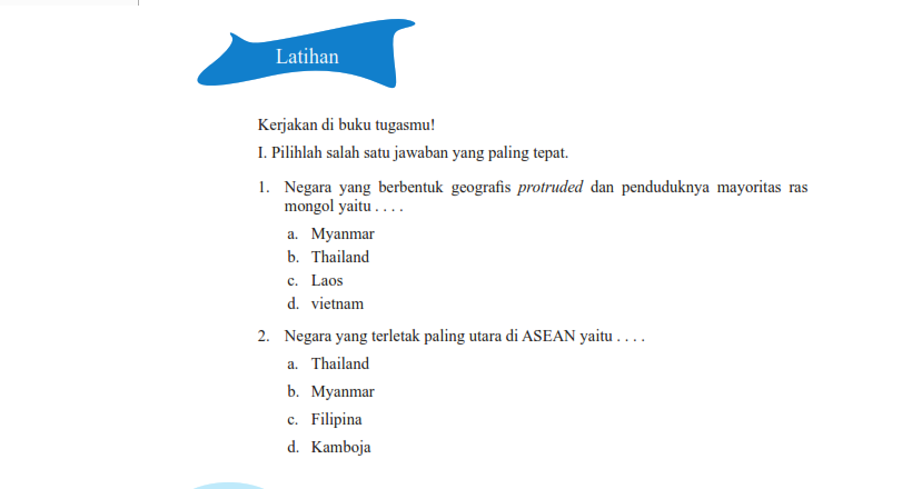 Kunci Jawaban IPS Kelas 8 Halaman 74 sampai 78 Esai, Latihan Soal Bab 1 Kehidupan di Negara ASEAN - Malang Terkini