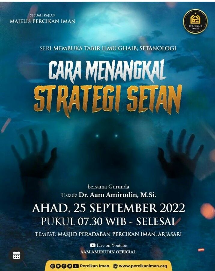 Jadwal Kajian Islam Jawa Barat Hari Ini Minggu, 25 September  2022 Ada Aam Amiruddin Dan Ustadz Abu Qotadah